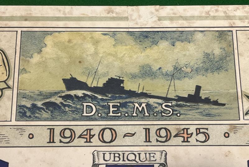 WW2 D.E.M.S Certificate.