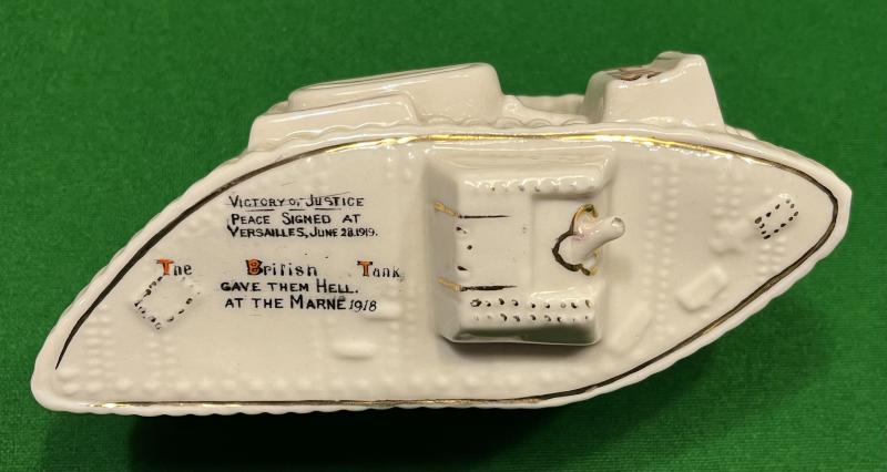 WW1 Carlton China Crested Tank.