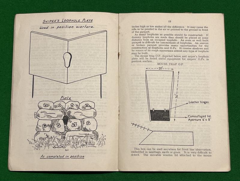 Notes on the Training of Snipers.