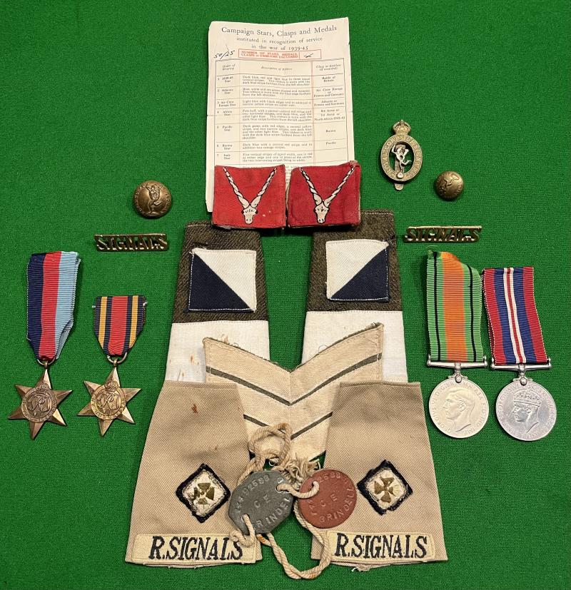 British WW2 Signals Grouping.