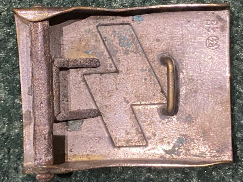 THIRD REICH DEUTCHE JUNGVOLK DJ BELT BUCKLE.
