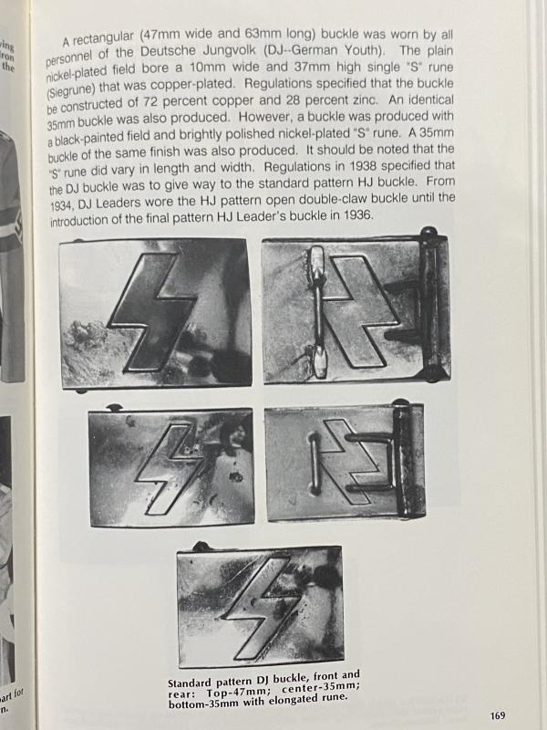 THIRD REICH DEUTCHE JUNGVOLK DJ BELT BUCKLE.