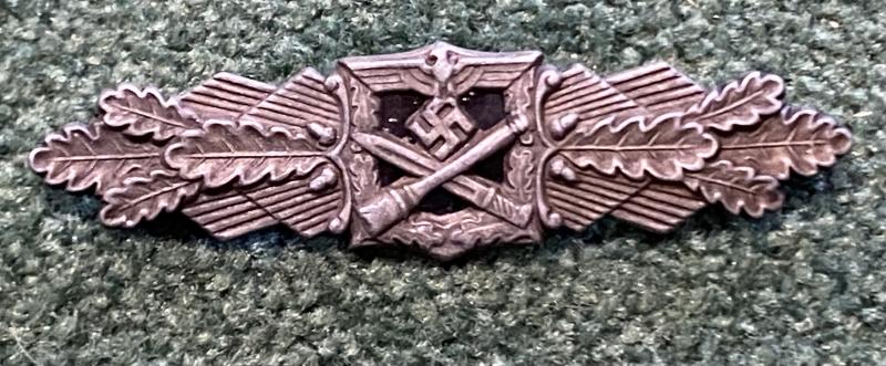 ORIGINAL THIRD REICH CLOSE COMBAT CLASP