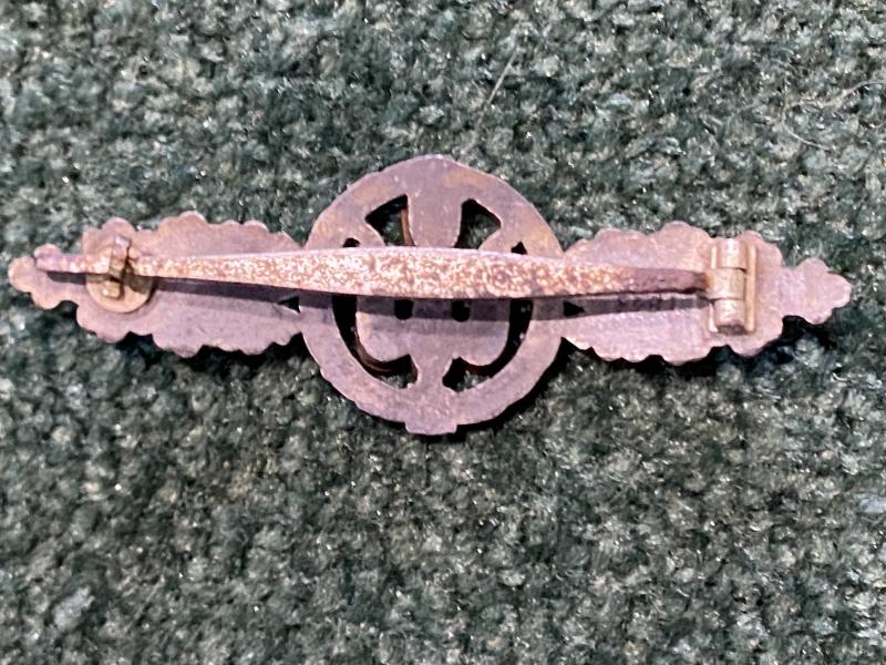 ORIGINAL LUFTWAFFE FLIGHT BOMBER BAR In SILVER.