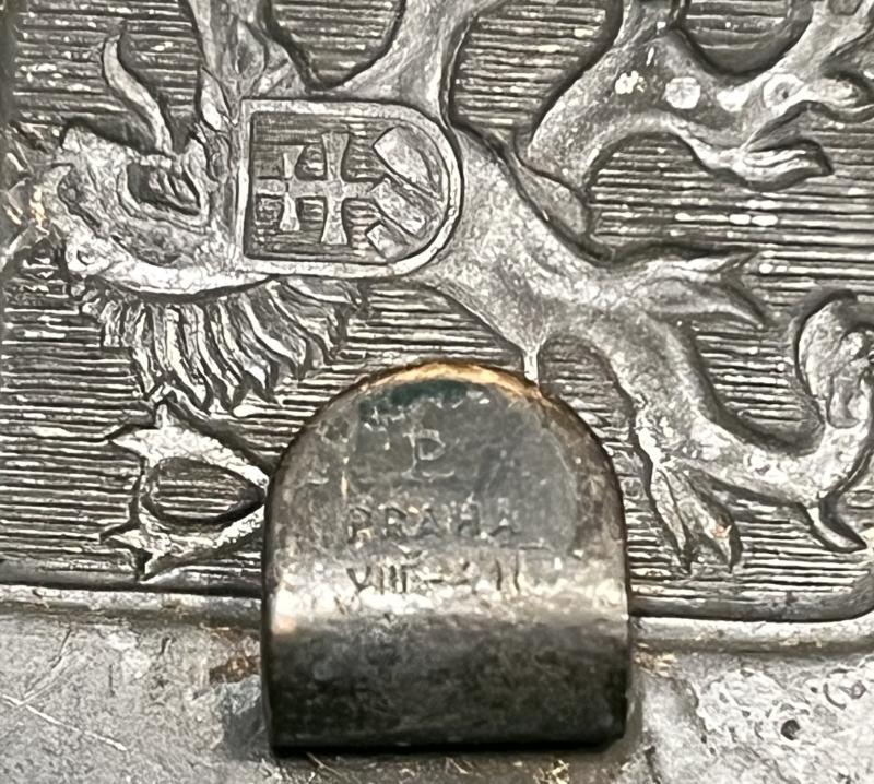 Pre WW2 Czech Army belt and buckle.