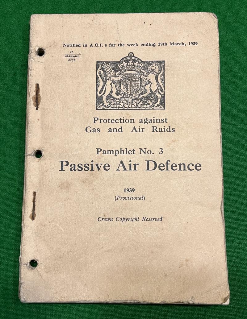 1939 Manual - Passive Air Defence.