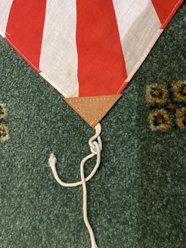 2 WW2 JAPANESE COTTON ‘RISING SUN’ FLAGS.