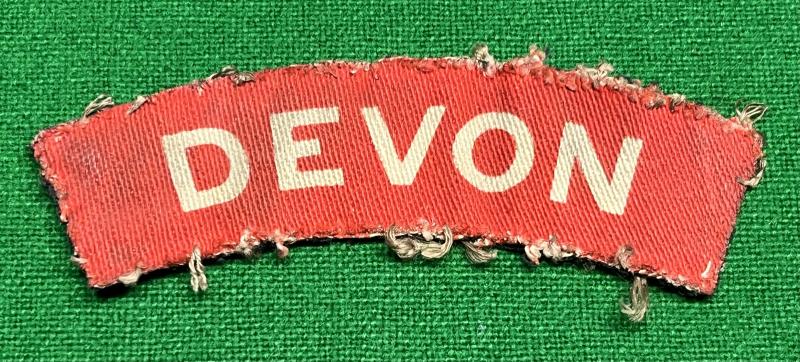 WW2 Devon Shoulder Title.