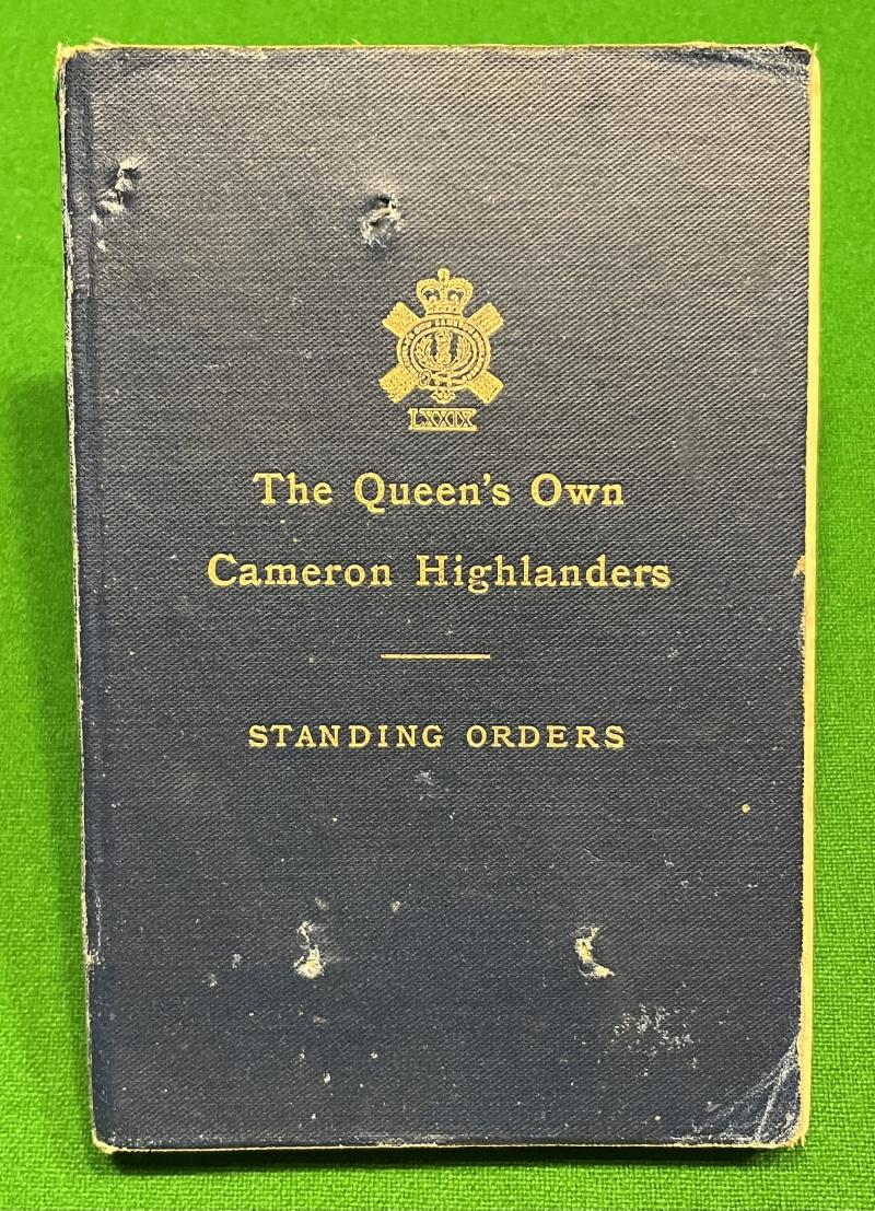 Standing Orders - General Sir Ian Hamilton.