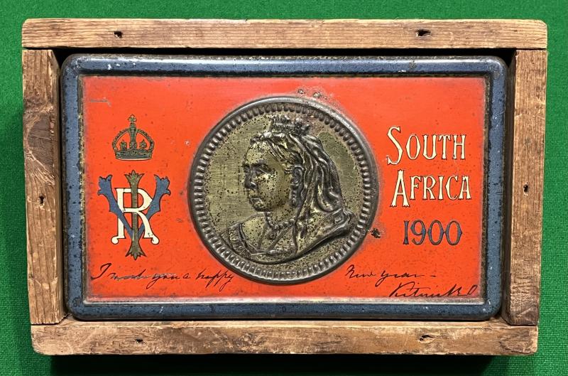 Queen Victoria gift chocolate box, 1900.