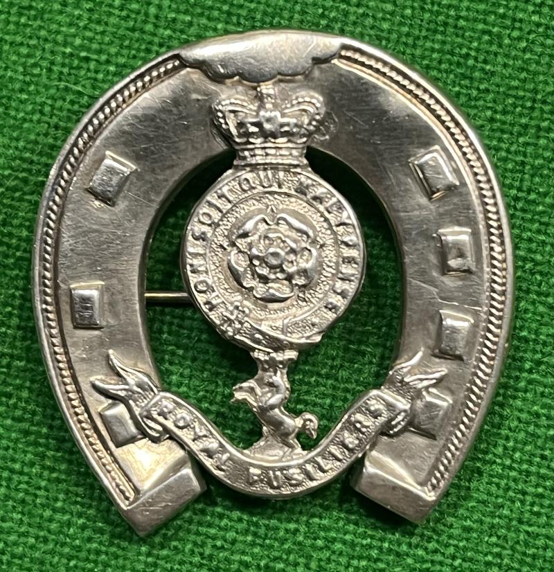 Royal Fusiliers Boer War Silver Sweetheart Brooch.