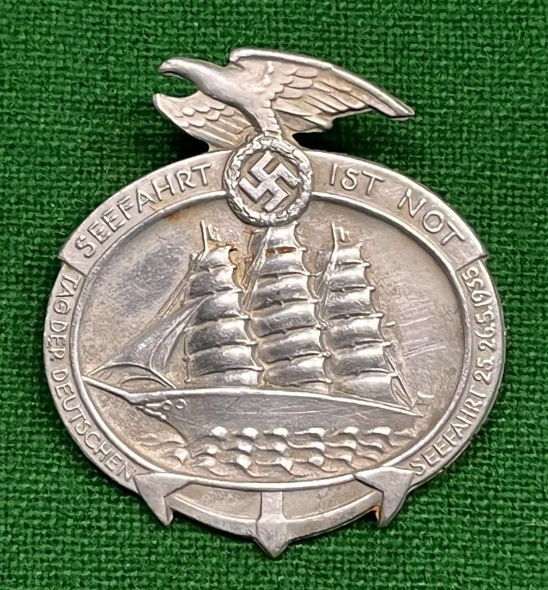 1935 Day of German Seafaring day badge.