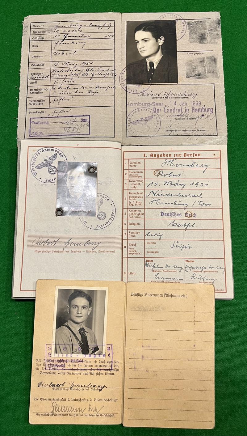 Wehrpass and Document grouping to a Panzer Div.casualty