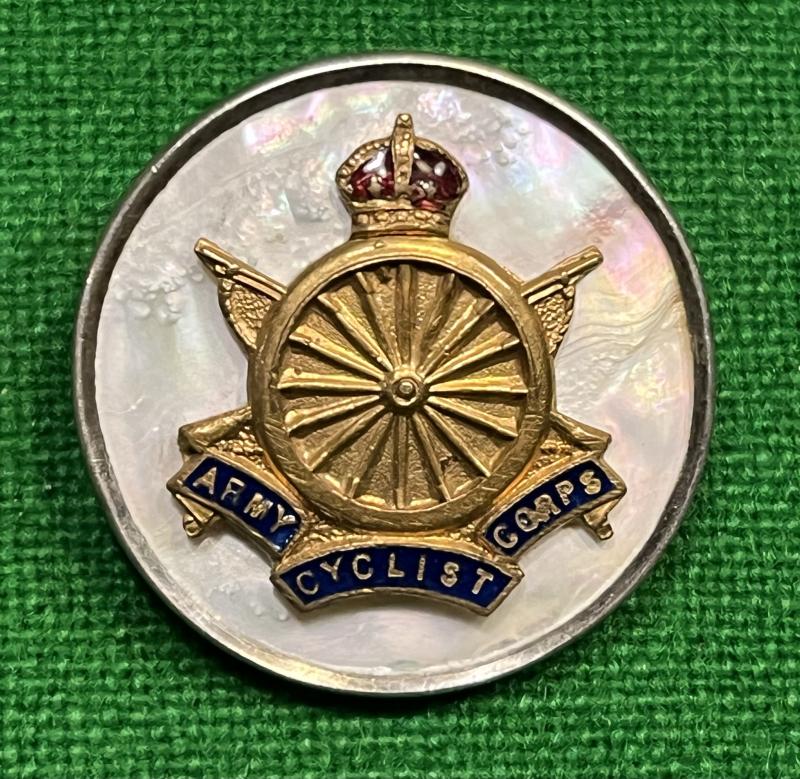 Army Cyclist Corps sweetheart badge.