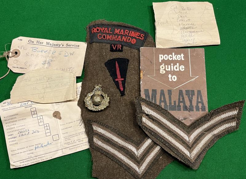 Post War Royal Marine Volunteer Reserve grouping.