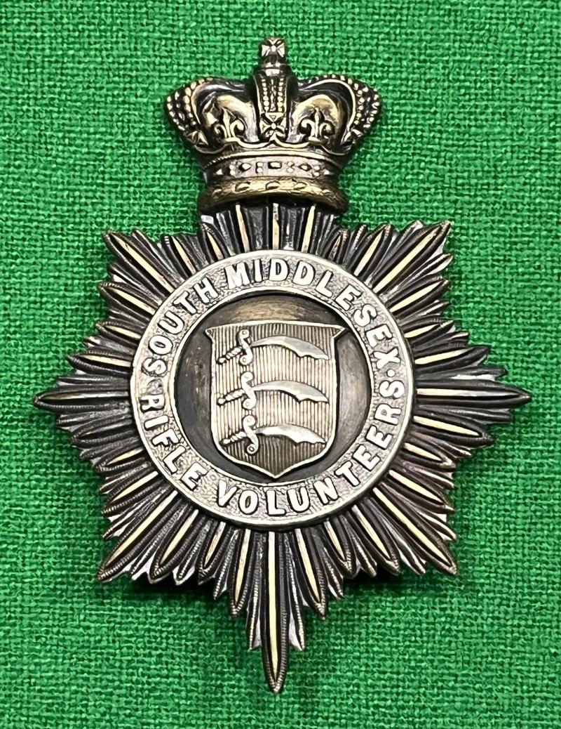 2nd South Middlesex RV Officer's Shako Plate.