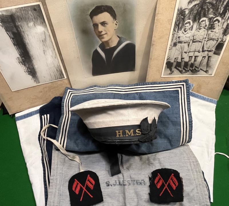 WW2 Royal Navy Signaller's grouping.