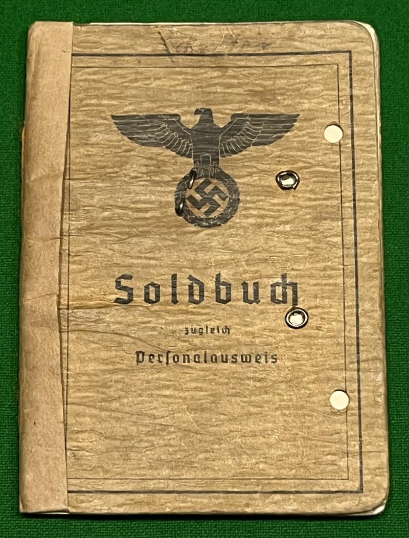 WW2 Wehrmacht Soldbuch - Signals.
