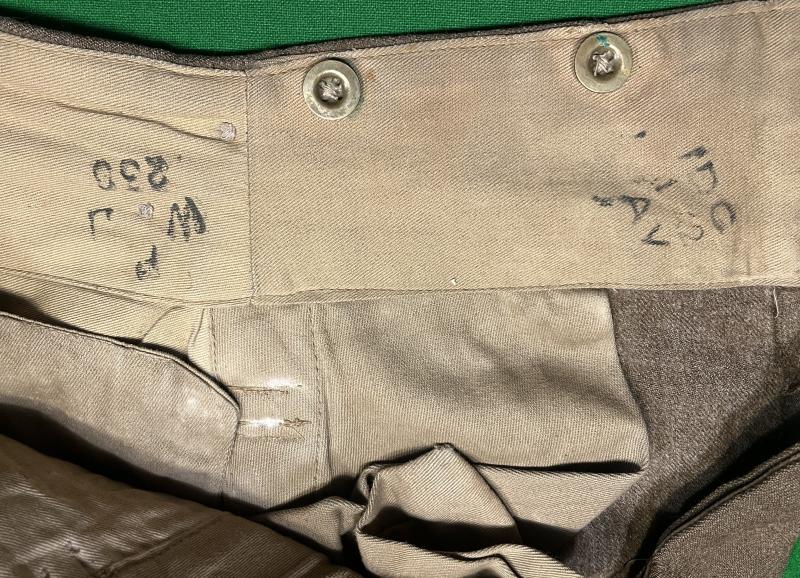 37 Pattern Battledress Trousers - AV Treated.