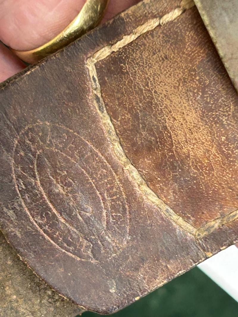 A VERY NICE COMPLETE WEHRMACHT STEEL BUCKLE AND BELT - ALL MARKED.
