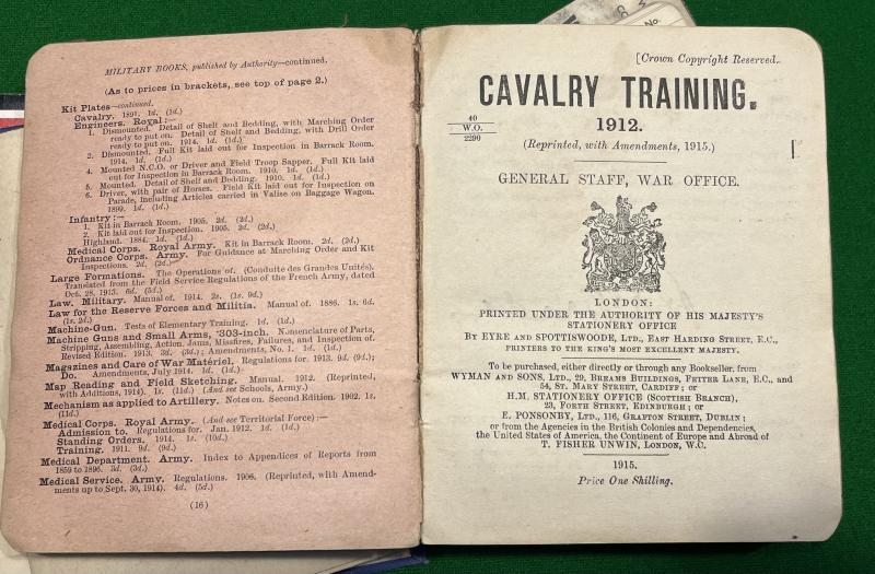 WW1 Cavalry/Camel Corps ephemera grouping.