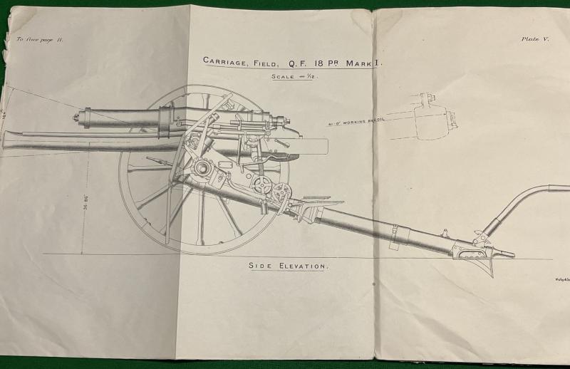 Handbook of the 18-PR. Q.F. Gun Land Service. 1913.