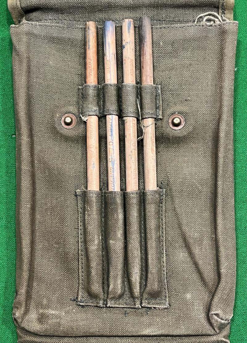 WW2 British Jungle Green Folding Map Case