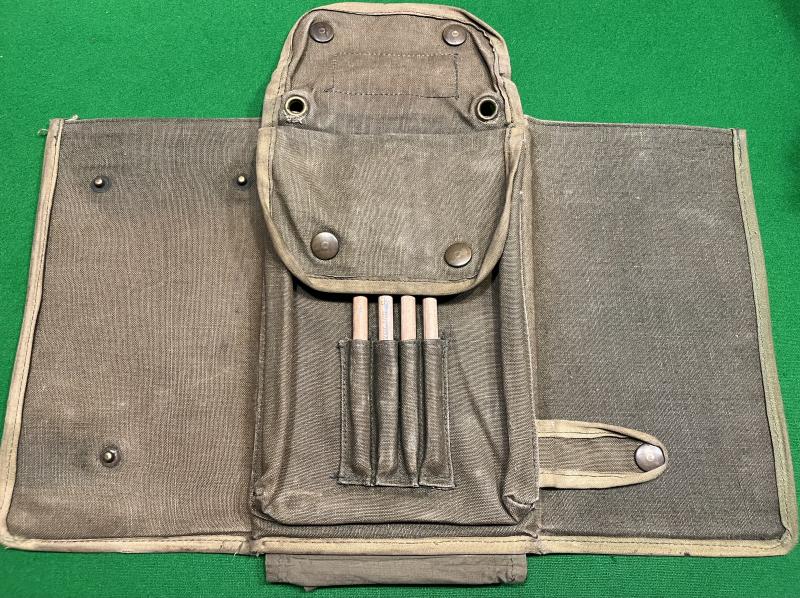 WW2 British Jungle Green Folding Map Case
