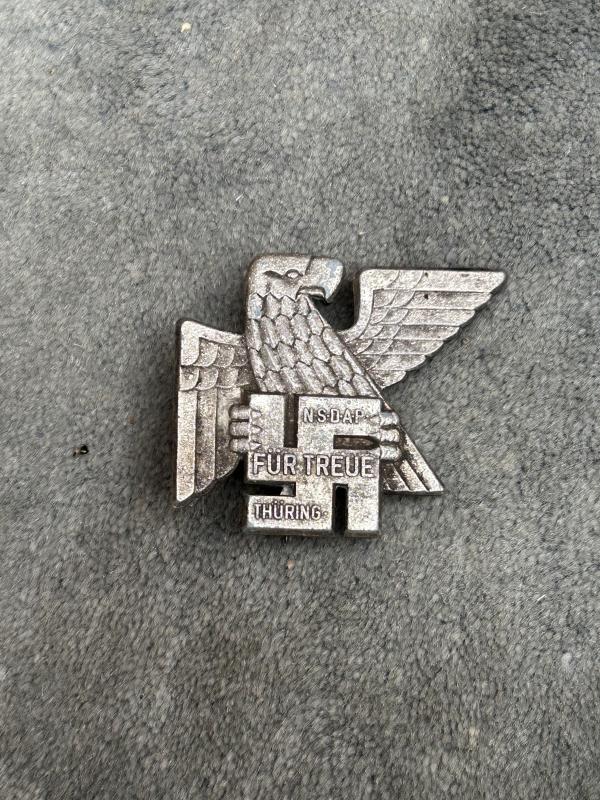 NSDAP THURINGEN GAU BADGE.