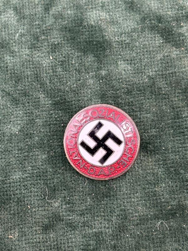 ORIGINAL NSDAP PARTY MEMBERSHIP BADGE.