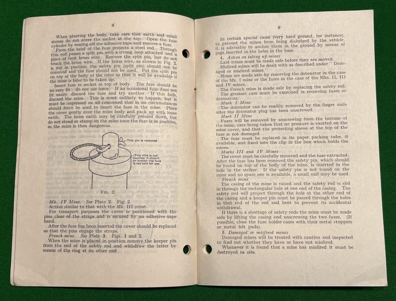 1940 Pamphlet No.4 Anti-Tank Mines.