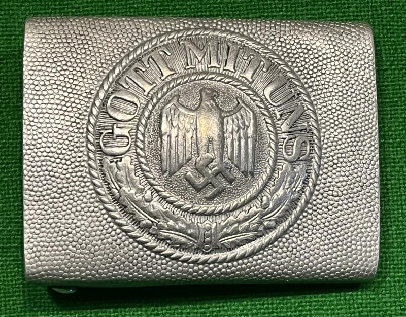 Wehrmacht Alloy Belt Buckle - scarce maker.