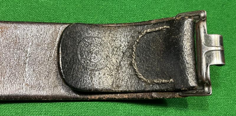 1940 dated German leather belt.