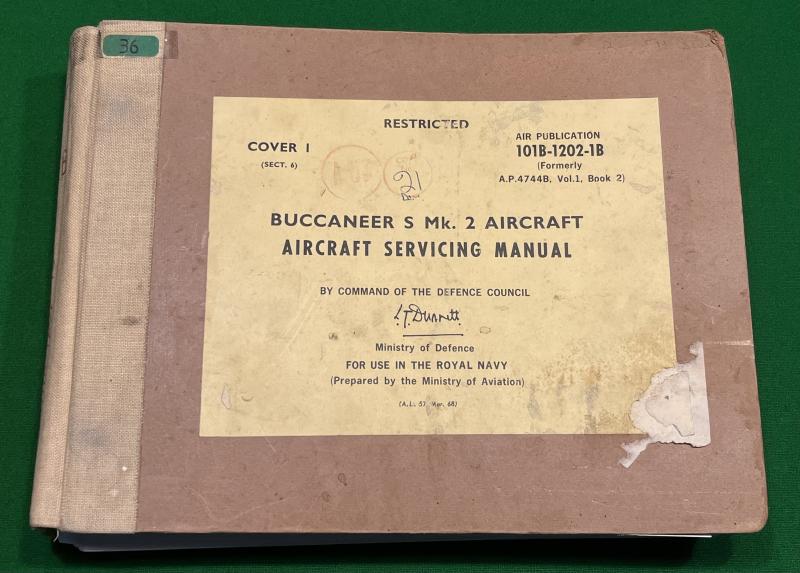 1968 Buccaneer Mk.2 Aircraft Servicing Manual.