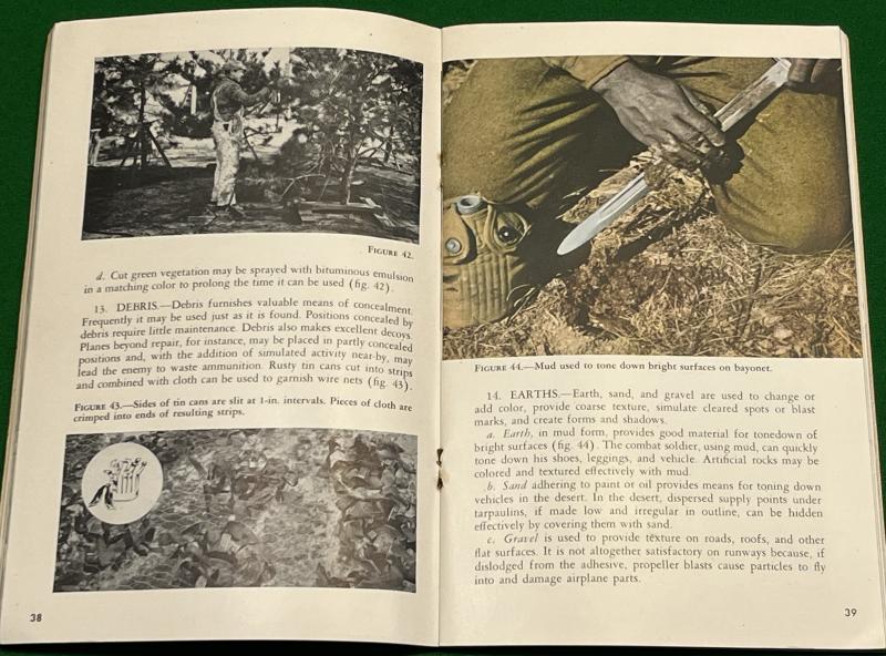 1944 US Manual FM 5-20 Camouflage Basic Principles.