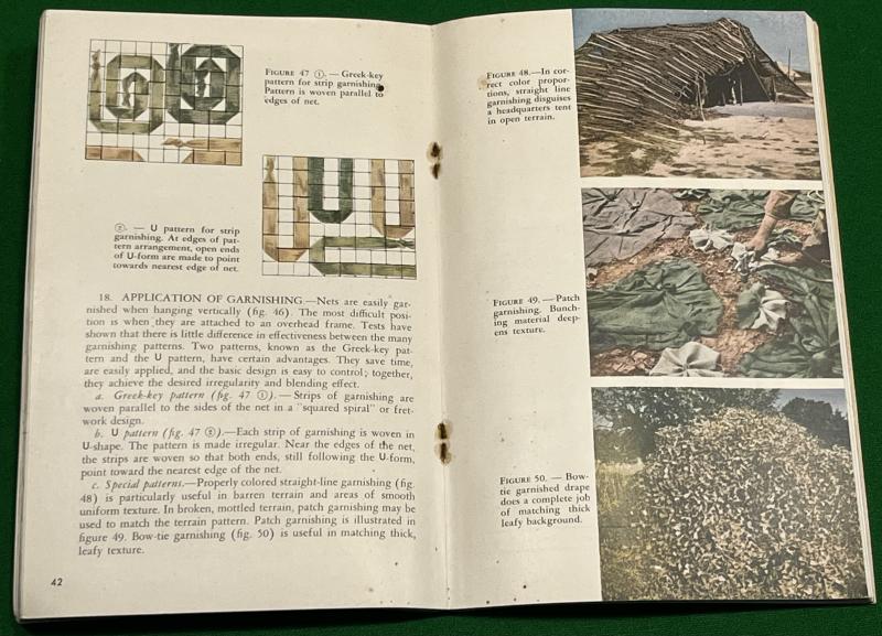 1944 US Manual FM 5-20 Camouflage Basic Principles.