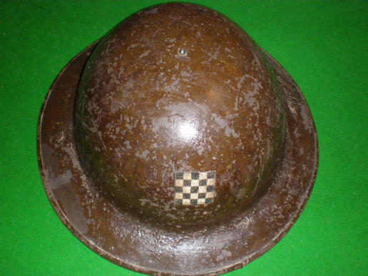 WW1 34th Div MkI Steel Helmet.