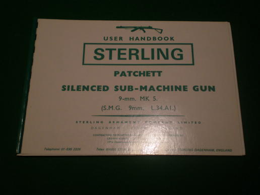 Silenced Sterling SMG user handbook.