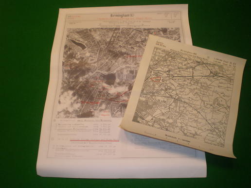 Luftwaffe target maps - Birmingham.