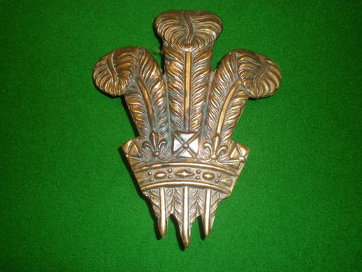 Royal Carmarthen Militia, O/R's shako plate C1800-16.