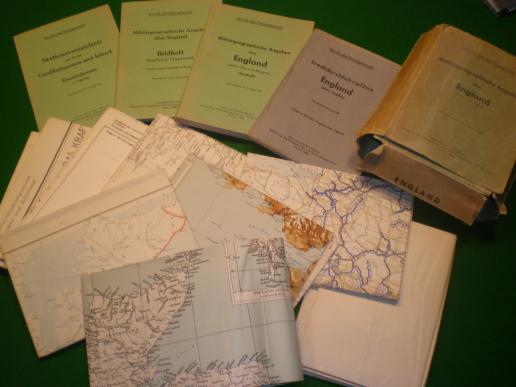 German Intelligence pack for invasion of UK.