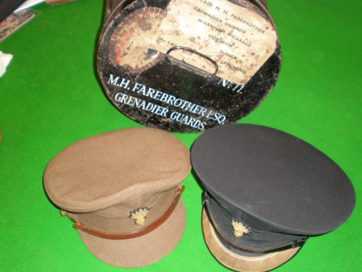 Pre WW2/WW2 Grenadier Guards headwear grouping.