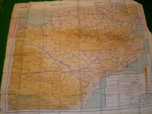 WW2 British Escape Map 43/K