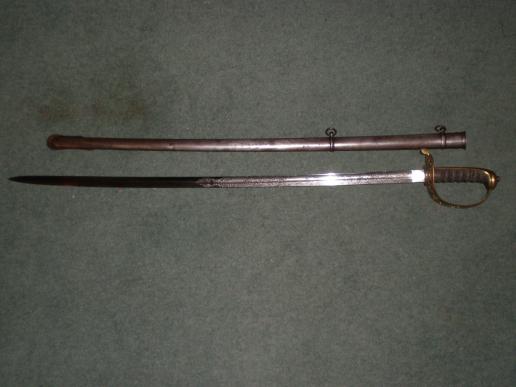 1857 Pattern Engineers Officer's Sword of the 2nd Gloucestershire Vol. Engineers 