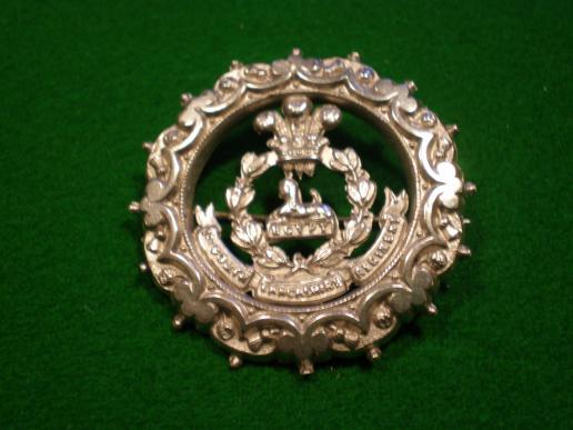 Victorian, silver S.Lancs sweetheart brooch.