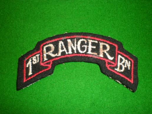 WW2 US 1st Ranger Battalion patch.