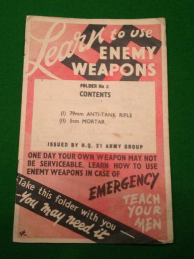 Learn to Use Enemy Weapons No.3 A-T Rifle, 5cm Mortar