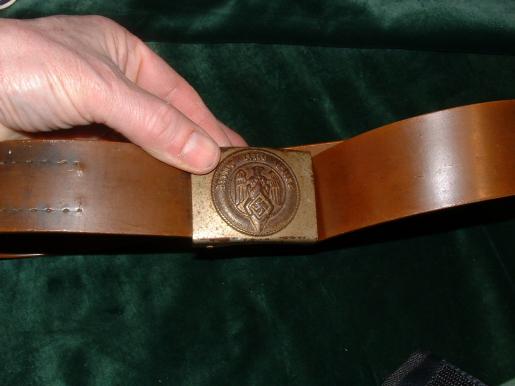 VERY UNUSUAL HITLER YOUTH BELT AND BUCKLE.