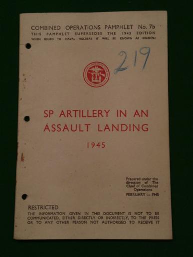 Combined Ops Pamphlet No.7 SP Artillery.