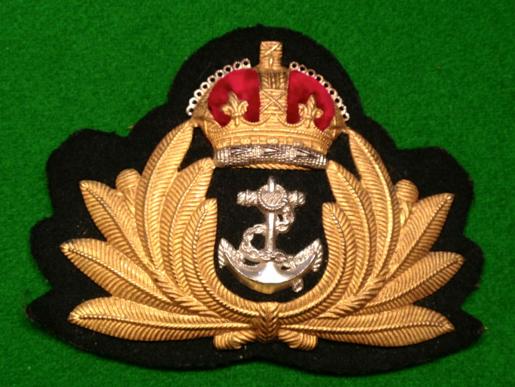 WW2 British Naval Officer's Cap Wreath.